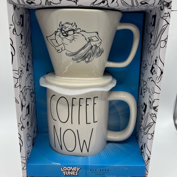 Rae Dunn/Looney Tunes Tasmanian Devil Pour Over Mug - Picture 1 of 1